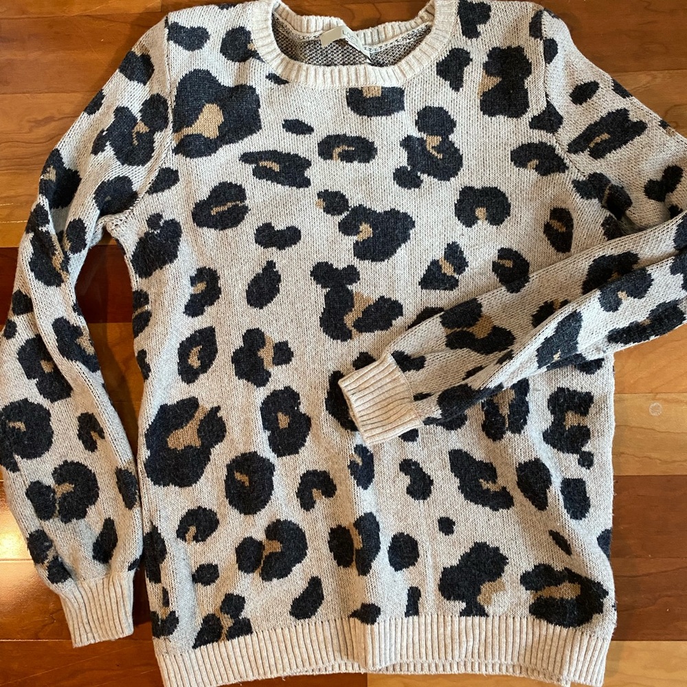 Leopard Print Loft Sweater 🐆